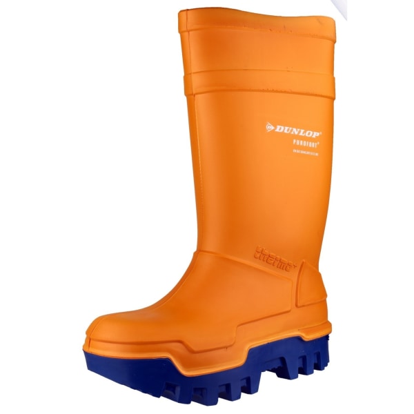 Dunlop C662343 Purofort Thermo + Full Safety Wellington / Herr Orange 11 UK