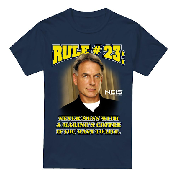 NCIS Herr Rule 23 T-Shirt XXL Marinblå Navy XXL