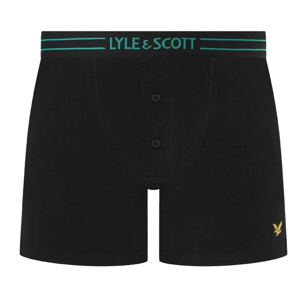 Lyle & Scott Boxershorts för män (3-pack) S Svart Black S