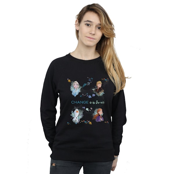 Disney Womens/Ladies Frozen 2 Change Is In The Air Sweatshirt M Black M
