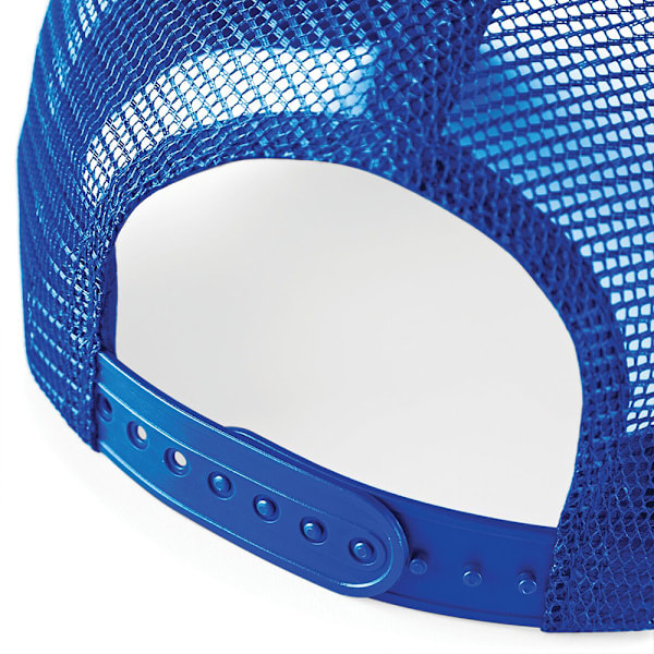 Beechfield Herr Halv Mesh Trucker Cap / Huvudbonad En Storlek Brigh Bright Royal/Bright Royal One Size