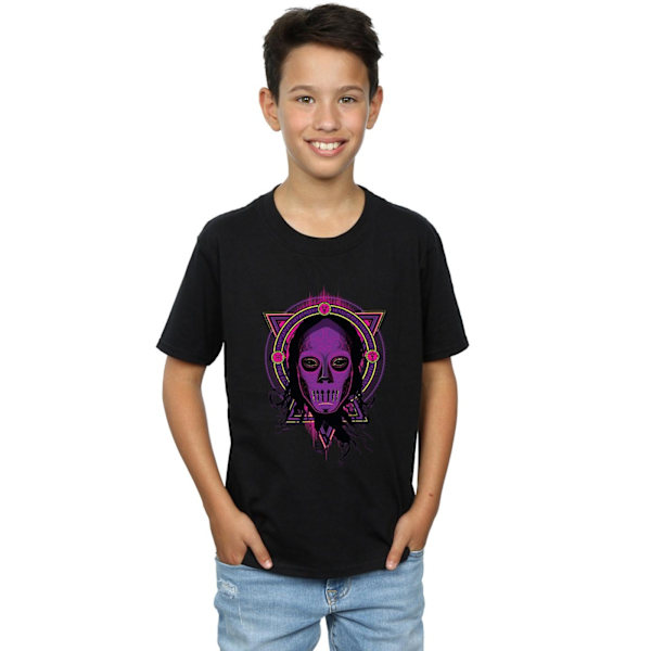 Harry Potter Boys Neon Death Eater T-shirt 12-13 år Svart Black 12-13 Years