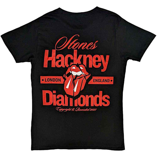 The Rolling Stones Unisex Adult Hackney Diamonds London T-Shirt Black/Red XXL