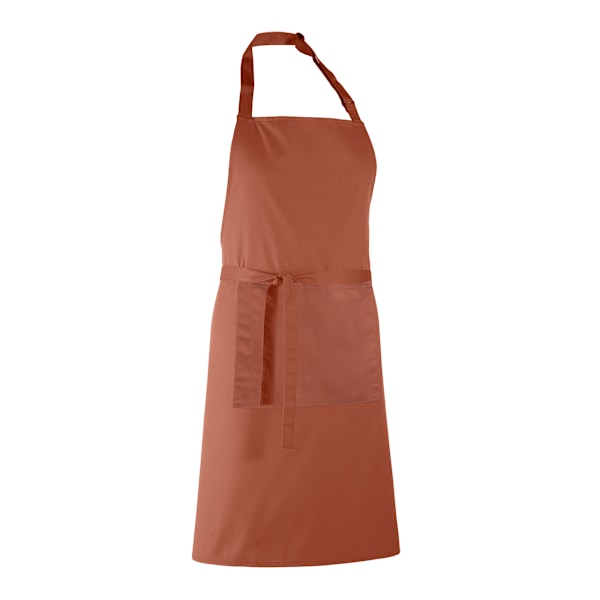 Premier Dam/Kvinnors Färger Bip Förkläde Med Ficka / Arbetskläder Chestnut One Size