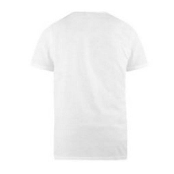 D555 Herr Signature-1 V-ringad T-shirt L Vit White L