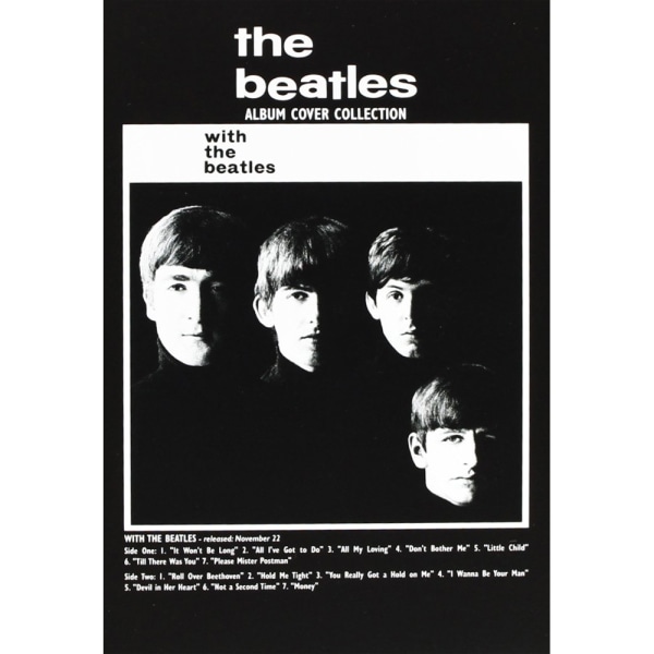 The Beatles Album Postcard 350mm x 245mm Svart/Vit Black/White 350mm x 245mm