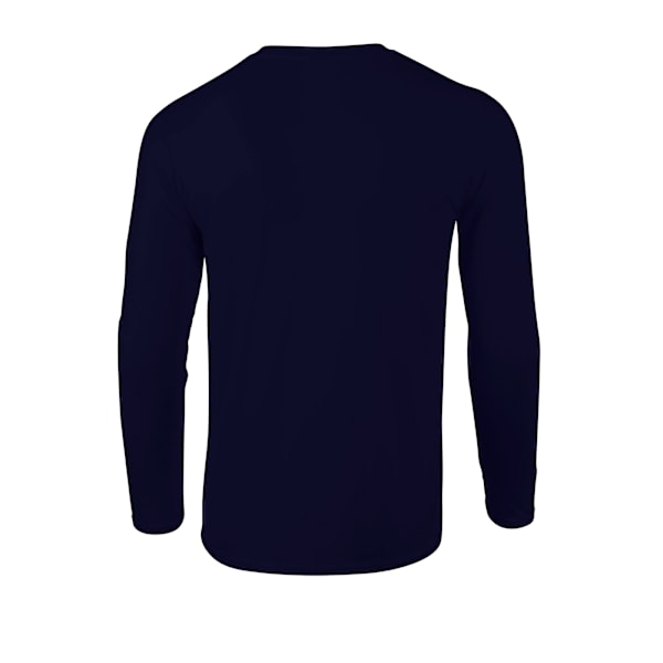 Gildan Unisex Vuxen Softstyle Enfärgad Långärmad T-shirt S Marinblå Navy S