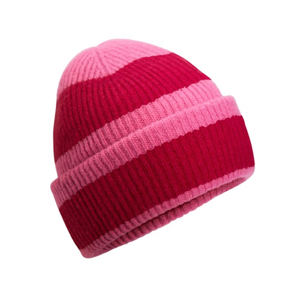 Beechfield Unisex Vuxen Colour Block Mössa One Size True Pink/ True Pink/Classic Red One Size