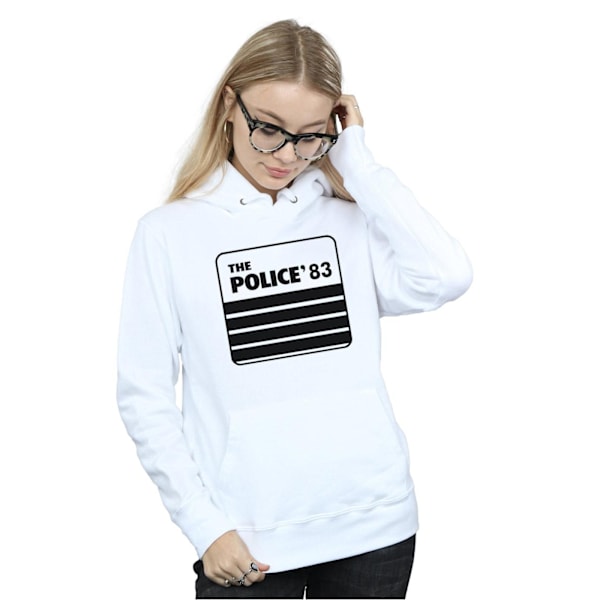 The Police Womens/Ladies 83 Tour Hoodie L Vit White L
