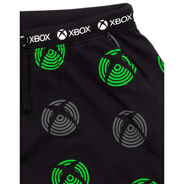 Xbox Lounge-byxor för män S Svart/Neon Grön/Grå Black/Neon Green/Grey S