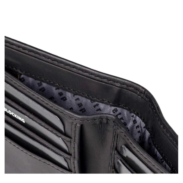 Firetrap Herr Icon Läderplånbok En Storlek Svart Black One Size