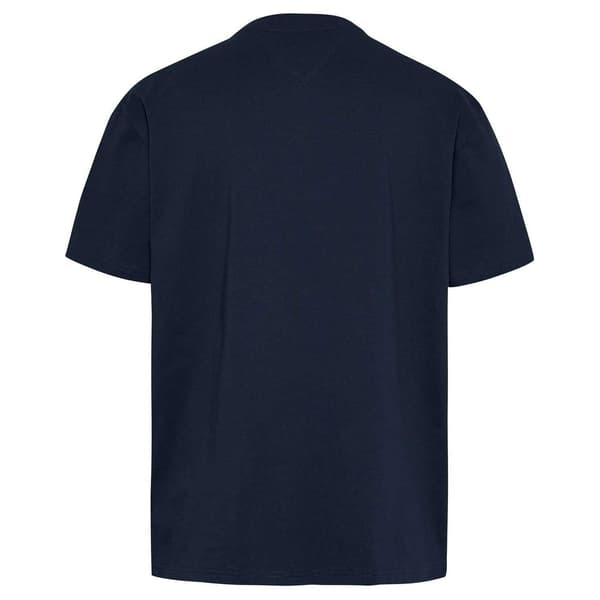 Tommy Jeans Herr Linear Logo Regular T-shirt M Night Navy Night Navy M