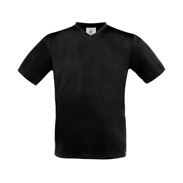 B&C Herr Exact V-ringad T-shirt XXL Svart Black XXL