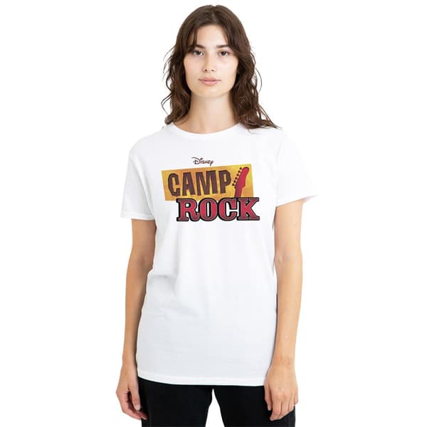 Camp Rock Dam/Dam Klassisk Logotyp T-Shirt S Vit White S