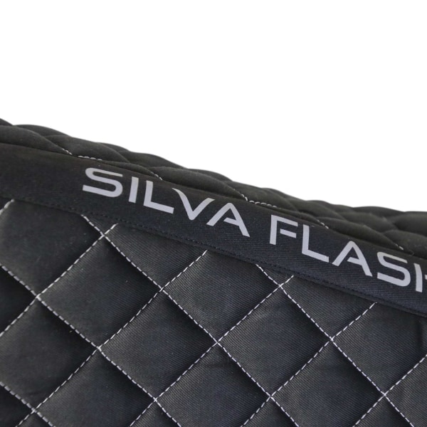 Hy Silva Flash Horse Sadelunderlag Cob/Full Black/Silver Reflex Black/Silver Reflective Cob/Full