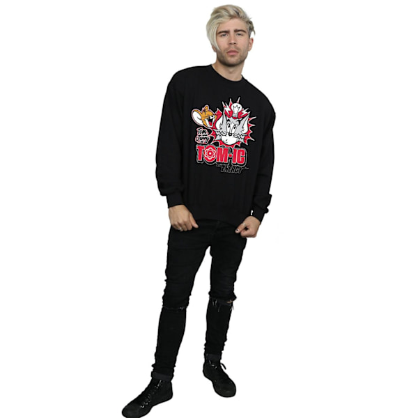 Tom And Jerry Tomic Energy Sweatshirt L Svart Black L