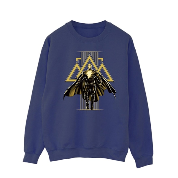 DC Comics Herr Svart Adam Rising Gyllene Symboler Sweatshirt L Marinblå Navy Blue L