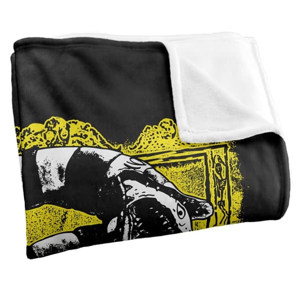 Beetlejuice We Got Worms Polyester Mjuk Filt 147cm x 9 Multicoloured 147cm x 91cm