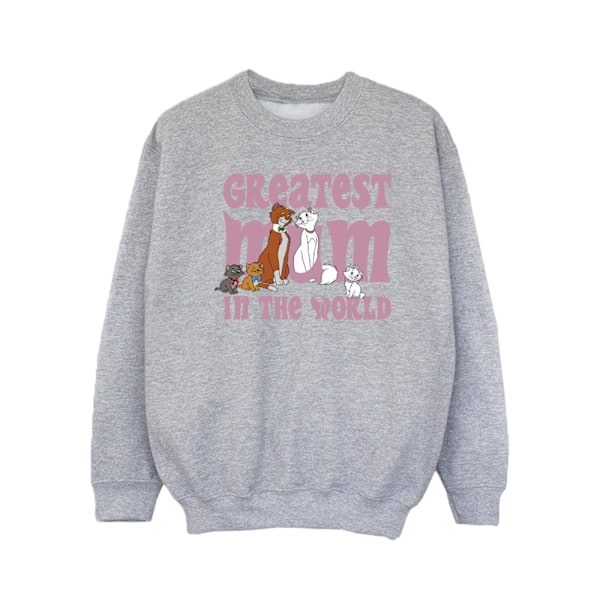 Disney Girls The Aristocats Greatest Mum Sweatshirt 12-13 år Navy Blue 12-13 Years