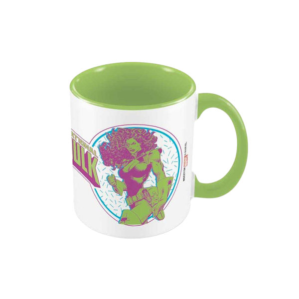 Marvel The Sensational She-Hulk Inner Two Tone Mug One Size Whi White/Green/Purple One Size