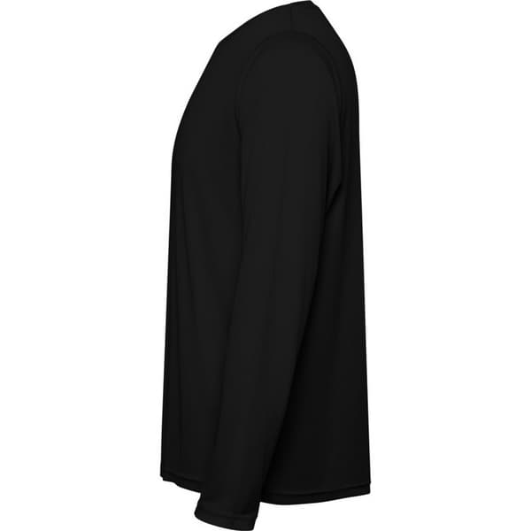 Roly Estoril Långärmad T-shirt för Barn 8 År Enfärgad Solid Black 8 Years