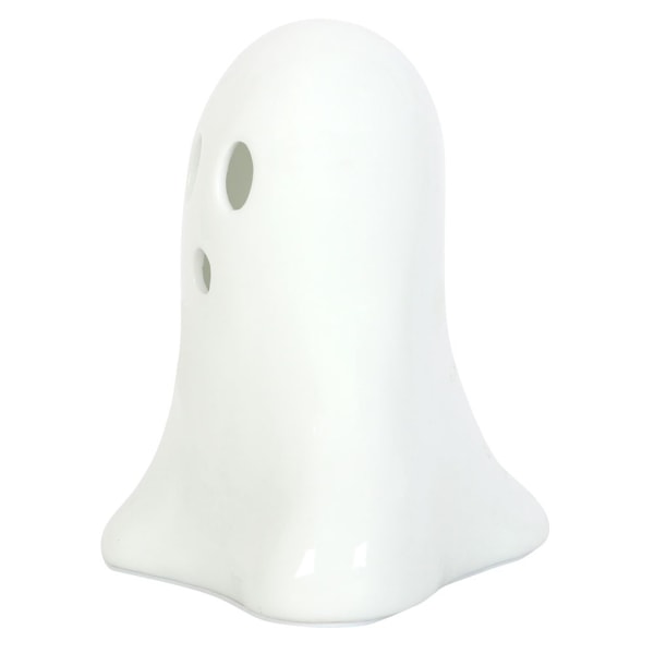 Något Annorlunda Hej Boo Spöke Keramisk Ljus En Storlek Vit White One Size