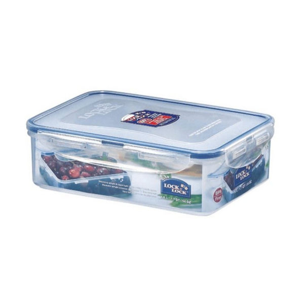 Lock & Lock Rektangulär Matbehållare 1,6L Transparent Transparent 1.6L