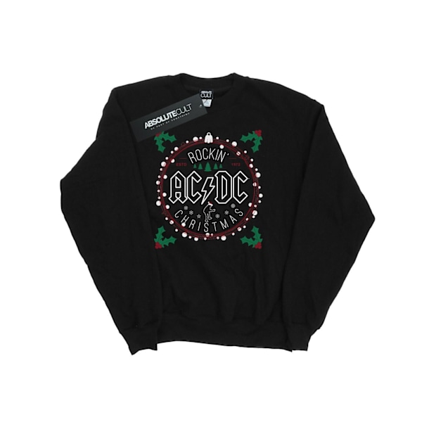 AC/DC Herr Jul Cirkel Sweatshirt M Svart Black M