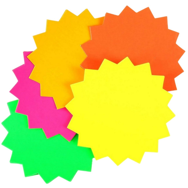 County Stationery Stars Flash Card (12-pack) En Storlek Flerfärgad Multicoloured One Size