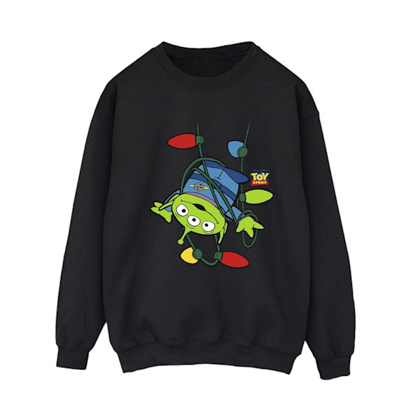 Disney Dam/Kvinnor Toy Story Julbelysning Aliens Sweatshirt Black S