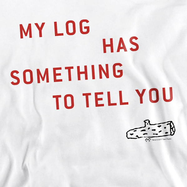 Twin Peaks Unisex Vuxen My Log Sweatshirt XL Vit White XL