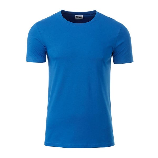 James and Nicholson herrbas T-shirt M koboltblå Cobalt Blue M