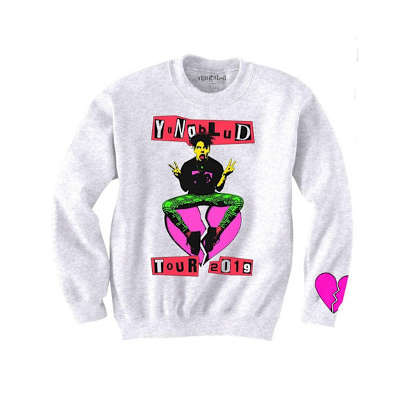 Yungblud Unisex Vuxen Tour Bak & Ärm Tryck Sweatshirt M Vit White M