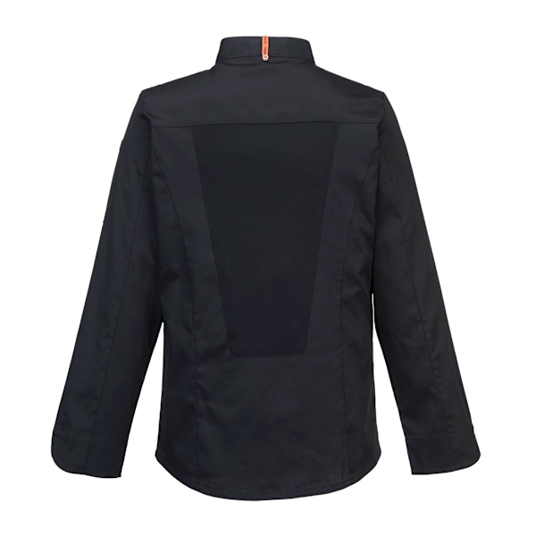 Portwest Pro Air-Mesh långärmad kockjacka XL svart Black XL