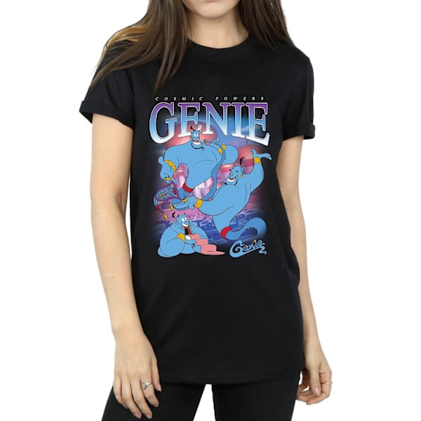 Aladdin Dam/Dam Genie Montage Bomull Boyfriend T-shirt M Black M