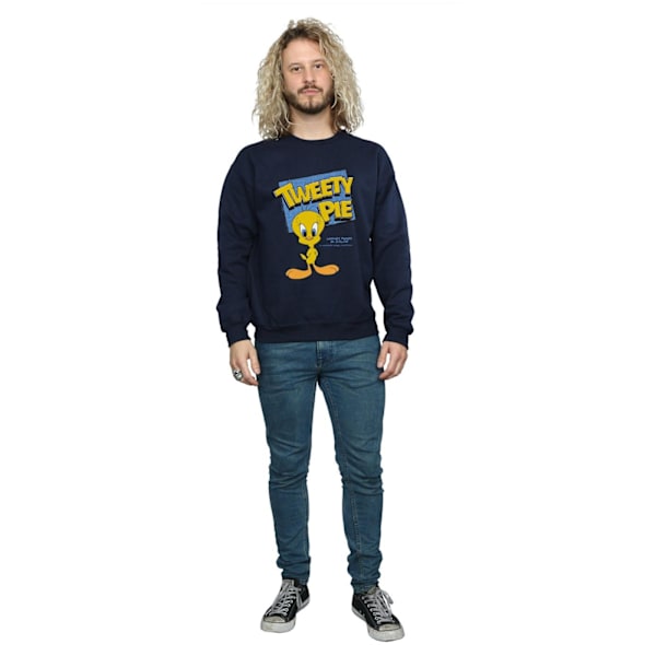 Looney Tunes Klassisk Tweety Bomullströja M Marinblå Navy Blue M