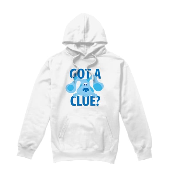 Blue´s Clues Herr Get A Clue Hoodie S Vit White S