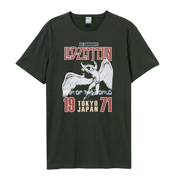 Amplified Unisex Vuxen Tokyo 71 Led Zeppelin T-shirt XL Kol Charcoal XL
