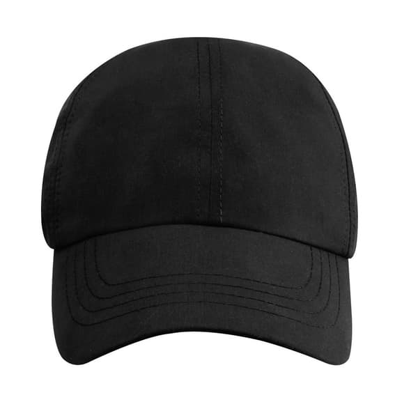 Elevate NXT Mica Recycled 6 Panel Cool Fit Cap One Size Solid B Solid Black One Size