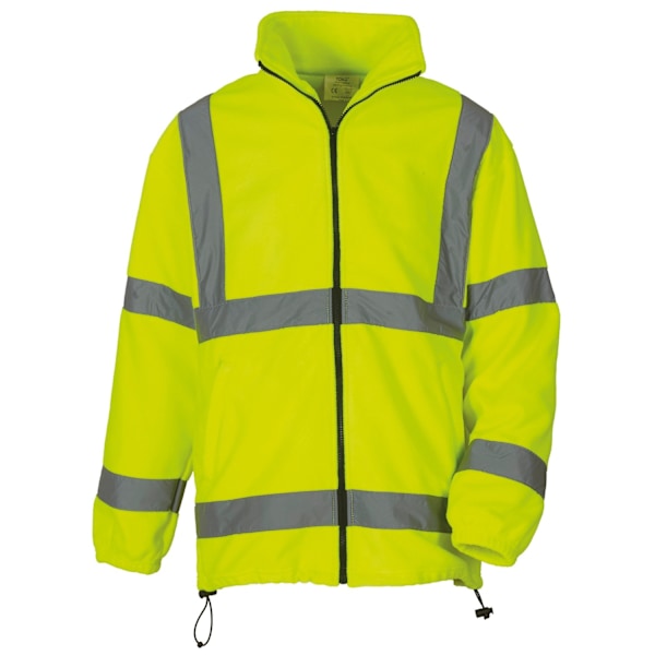 Yoko Hi Vis Heavyweight Fleecejacka för män (2-pack) 2XL Gul Yellow 2XL