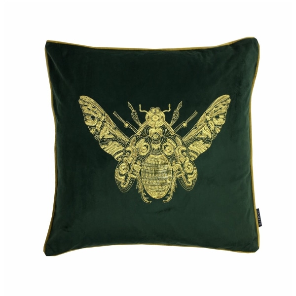 Riva Home Cerana Bee Design Cover 50 x 50cm Emerald Gre Emerald Green 50 x 50cm