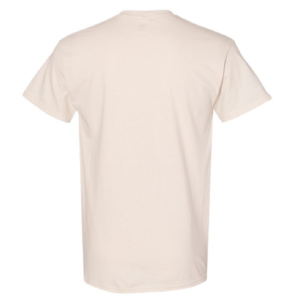 Gildan Herr T-shirt i kraftig bomull med korta ärmar 2XL Naturlig Natural 2XL