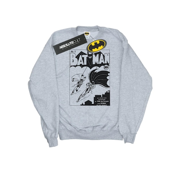 DC Comics Dam/Kvinnor Batman No. 1 Mono Sweatshirt L Sports G Sports Grey L