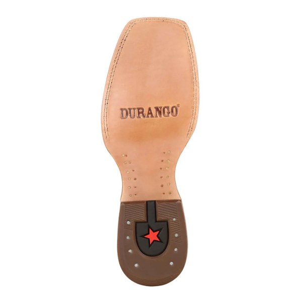 Durango Arena Pro Cowboy-stövlar i fullnarvläder för män, 9,5 UK W Worn Saddle 9.5 UK