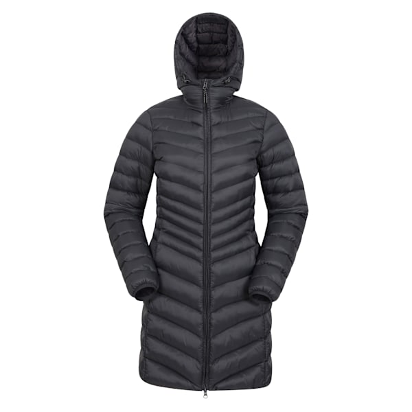 Mountain Warehouse Dam/Dam Florence Lång Vadderad Jacka 20 Black 20 UK