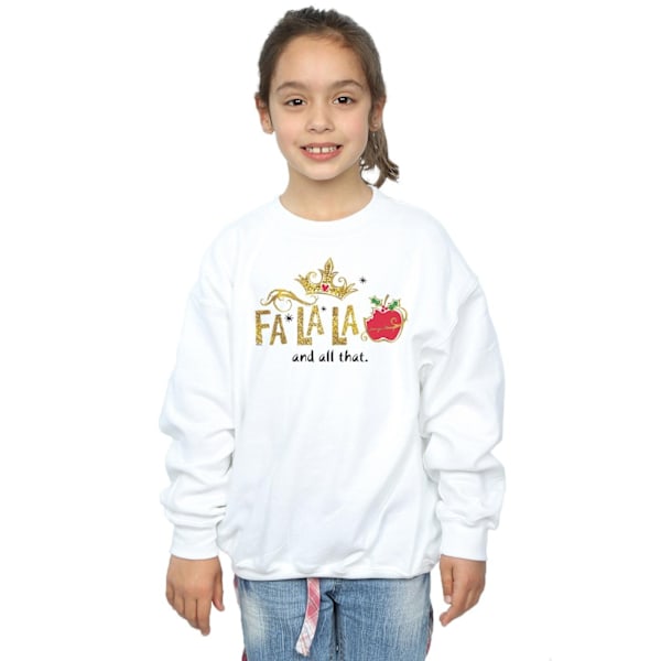 Disney Girls Princess Snow White FaLaLa And All That Sweatshirt White 12-13 Years
