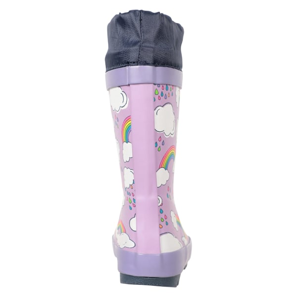 Mountain Warehouse Barnens/Barn II Rainbow Vinter Wellington Lilac 10 UK Child