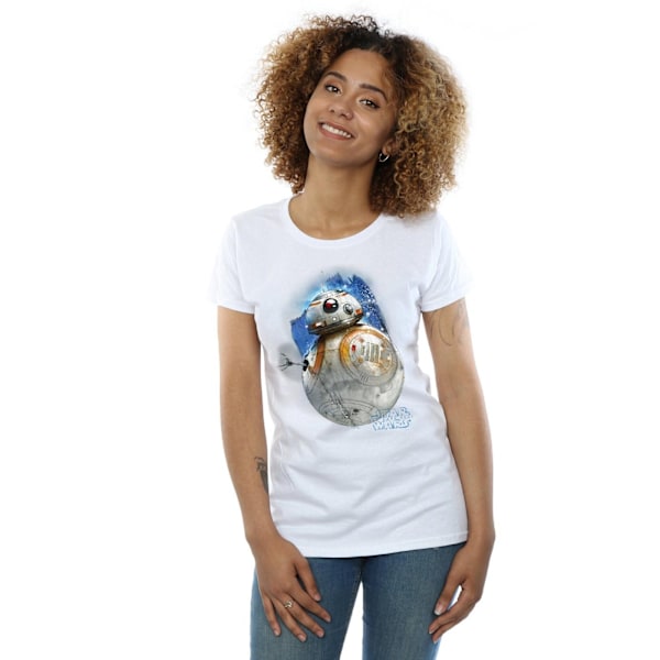 Star Wars: The Last Jedi Dam/Damer BB-8 Borstad Bomull T-shirt White M