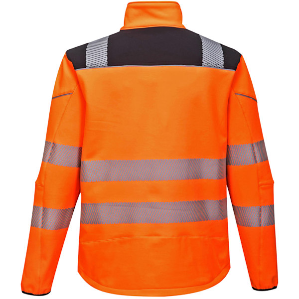 Portwest Herr PW3 Hi-Vis Softshelljacka S Orange/Svart Orange/Black S