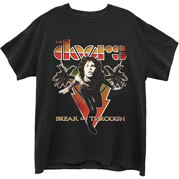 The Doors Unisex Adult Break On Through Bomull T-shirt L Svart Black L